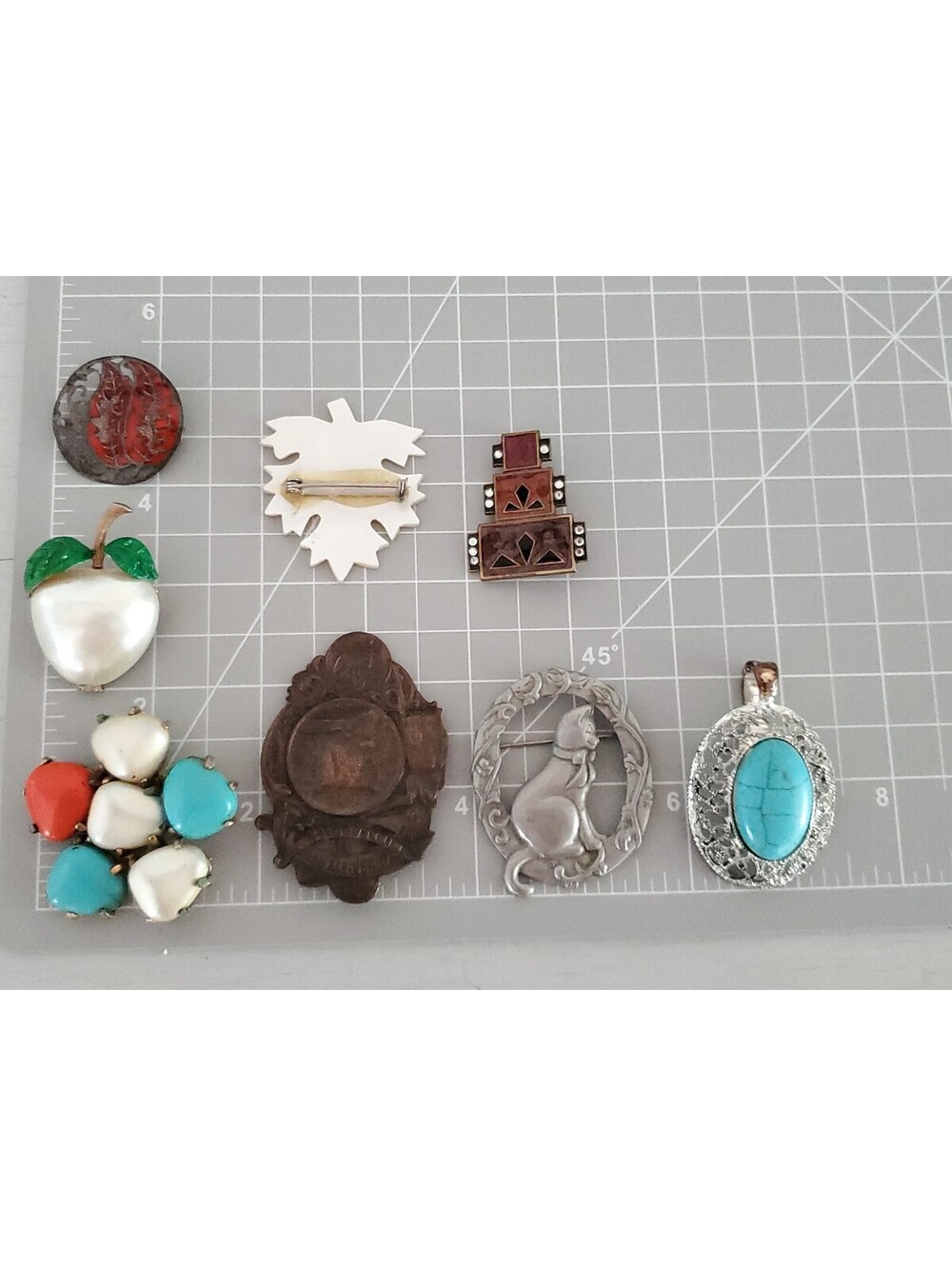Vintage Brooch Lot of 8 - Picture 14 of 14